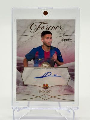2026 Topps Barcelona Forever Roony  AUTO 049/125