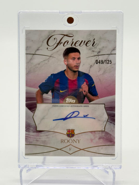 2026 Topps Barcelona Forever Roony  AUTO 049/125