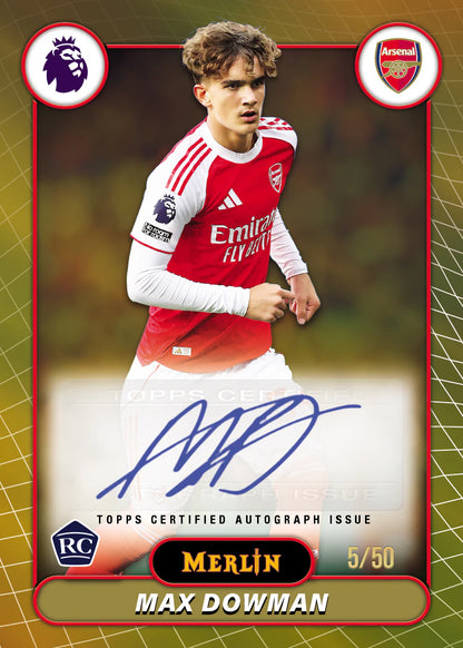 2026 Topps Merlin Premier League Hobby Box (LIVEBREAK) PREORDER