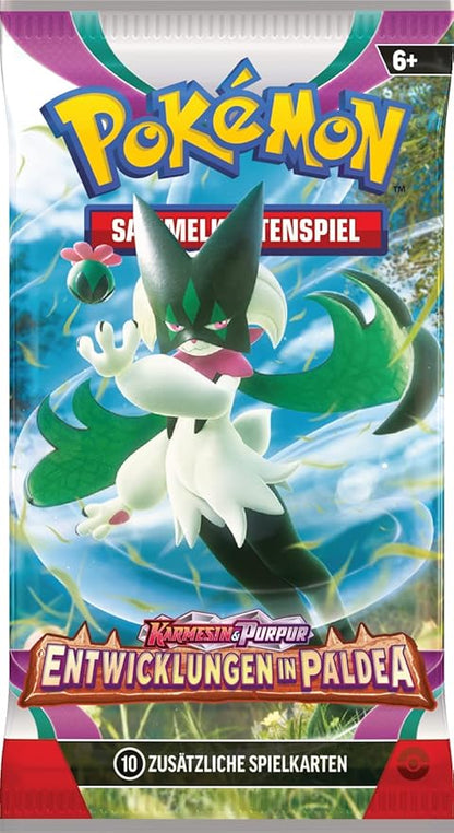 Pokémon Karmesin & Purpur Entwicklungen in Paldea Booster Display 36 Booster (SEALED)