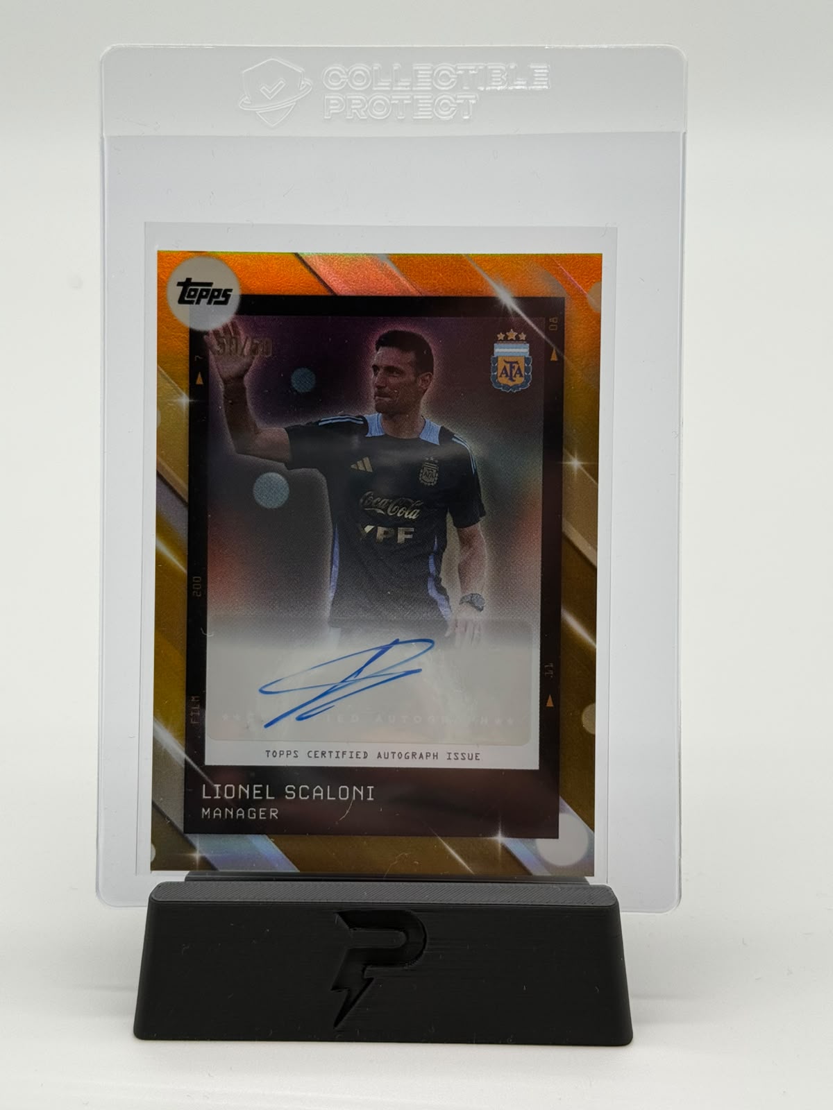 2025 Topps Argentina Lionel Scaloni Auto 50/50