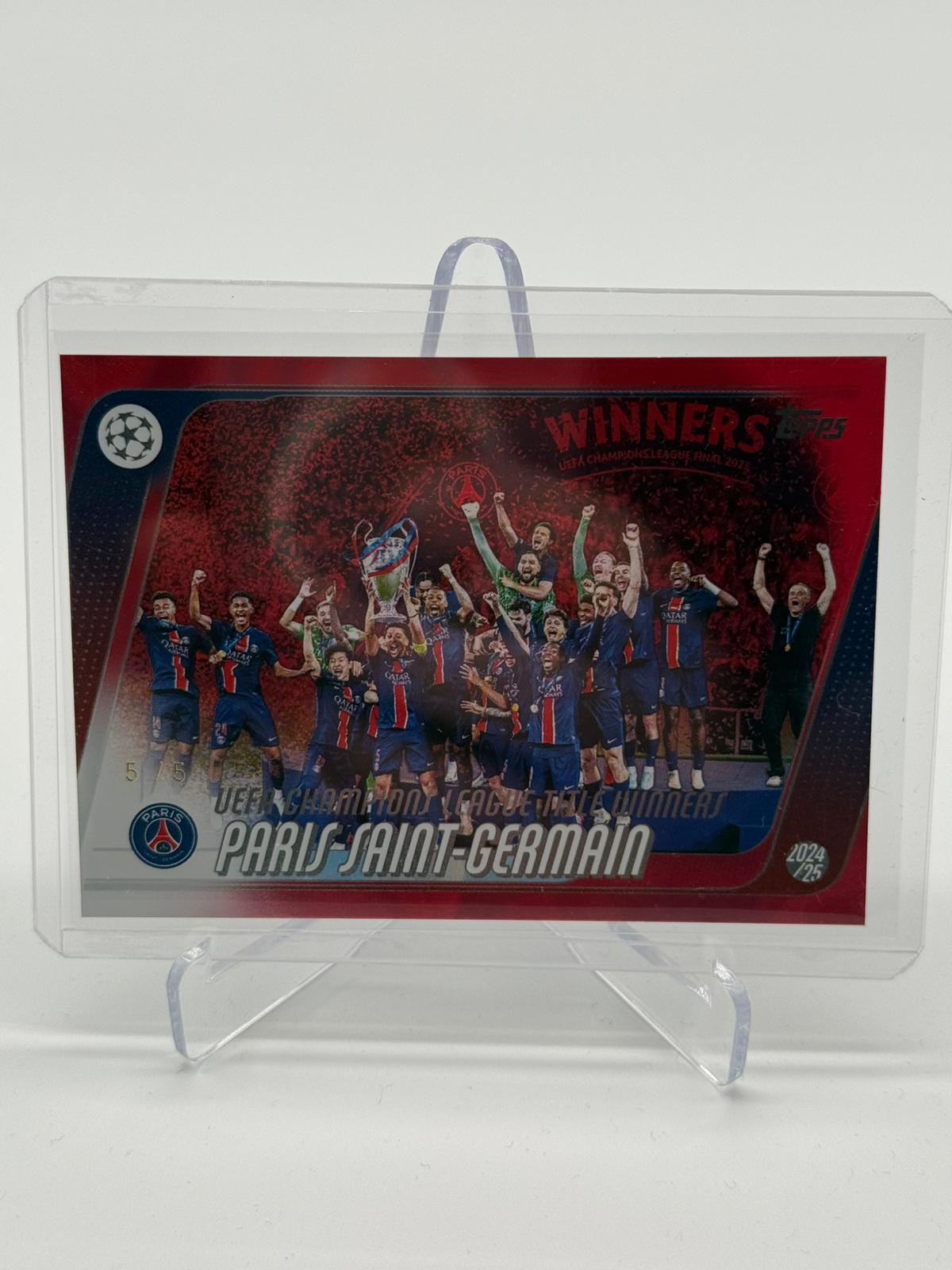 2026 Topps UCC Flagship Paris Saint-Germain 5/5