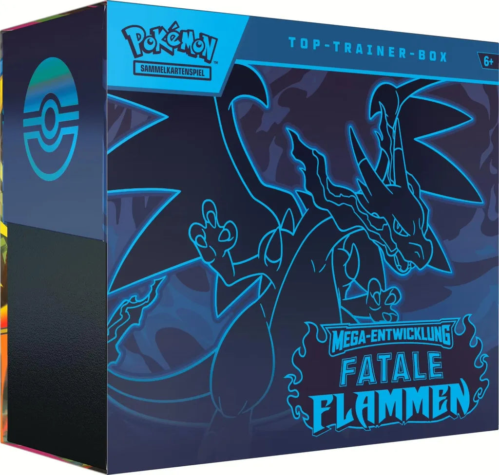 Pokémon Mega-Entwicklung Fatale Flammen Top-Trainer-Box DE (SEALED)