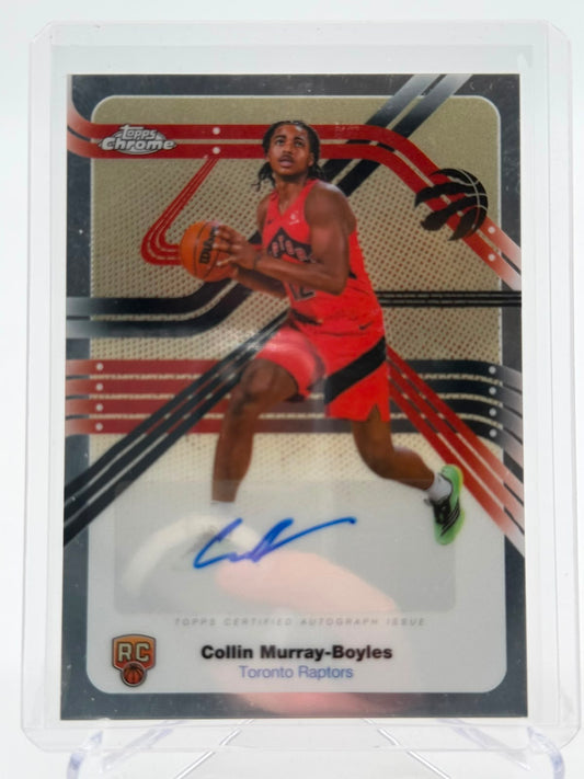 2025 Topps Chrome NBA Collin Murray Boyles AUTO