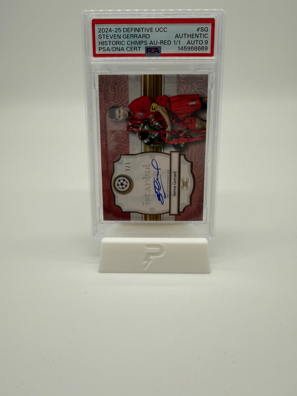 PUSHDICH Tradingcard Stand  Weiss