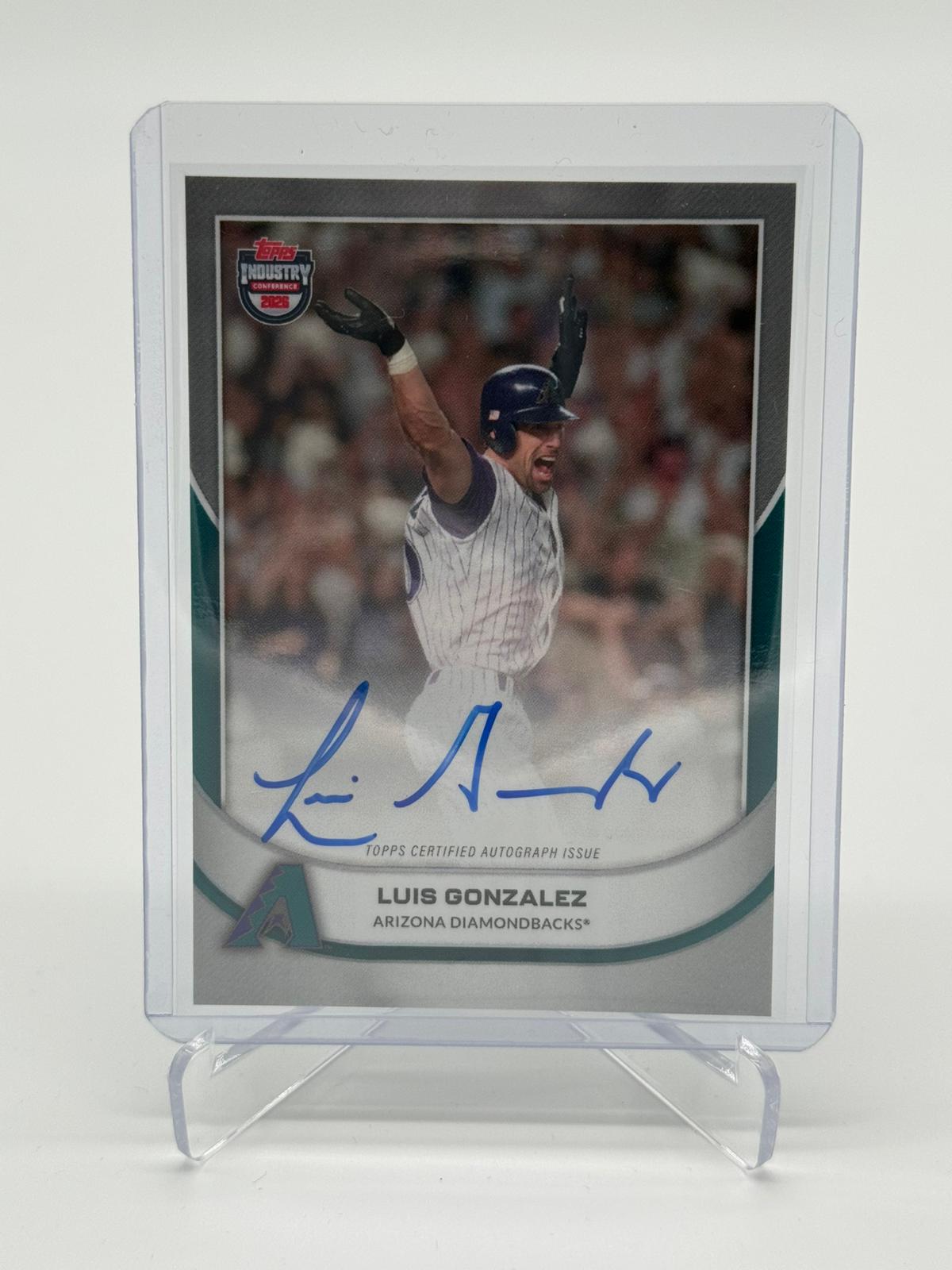 2026 Topps Industry Conference Luis Gonzalez On Card Auto