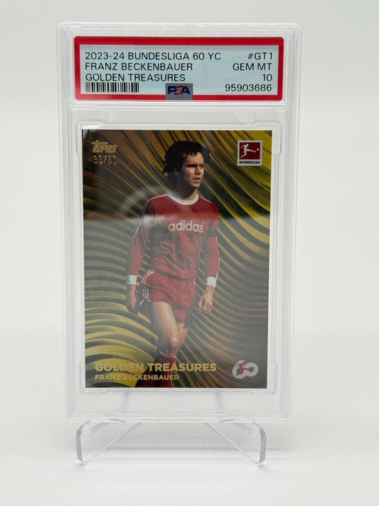 2023-24 Topps 60 Jahre BL Franz Beckenbauer /50 PSA 10