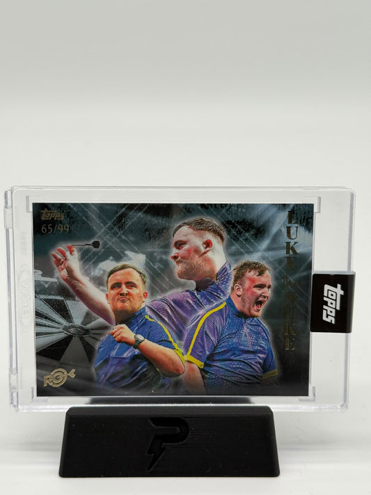 2024 Topps Luke Littler Luke the Nuke 65/99 Black
