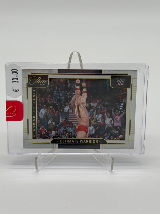 2024 Panini Three Count WWE Ultimate Warrior Timeless Moments /40