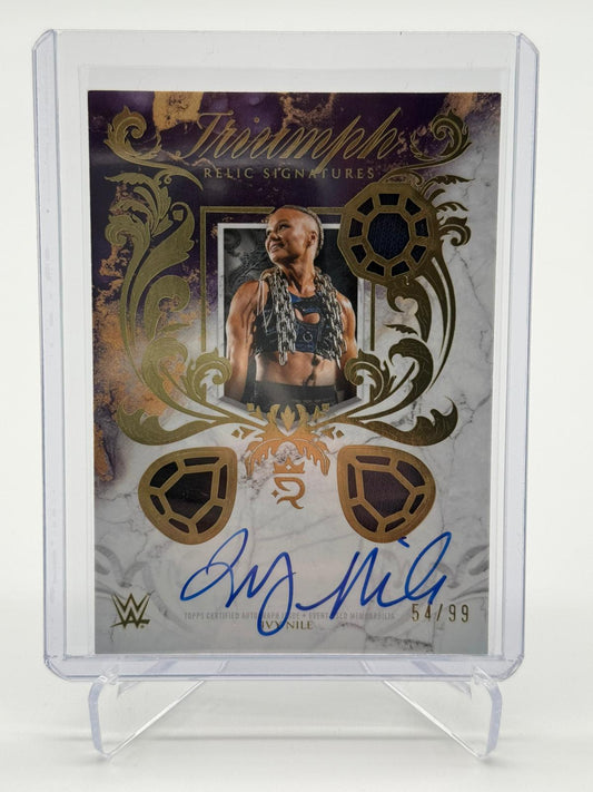 2025 Topps WWW Royalty Ivy Nile Auto/Relic 54/99