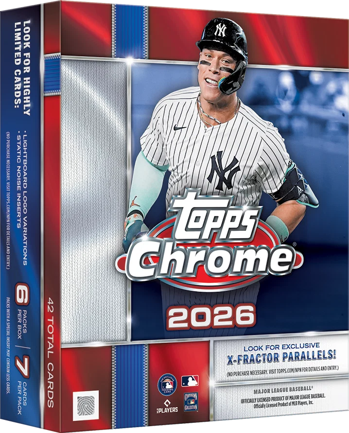 2026 Topps Chrome Baseball Mega Box SE Livebreak – MLB Trading Cards mit exklusiven X-Fractor Parallels und Rookie Cards