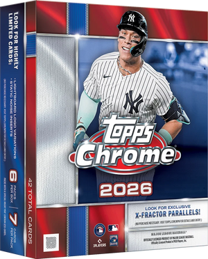 2026 Topps Chrome Baseball  Mega Box SEALED