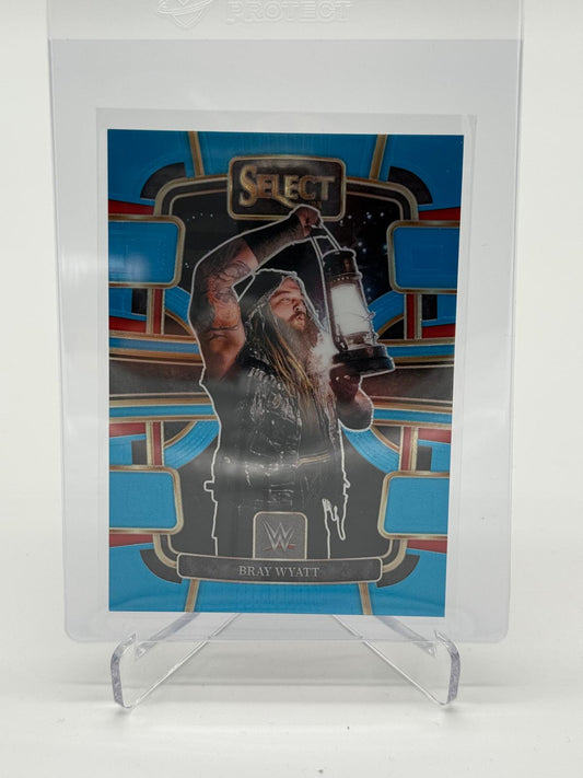 2024 Panini Select WWE Bray Wyatt Light Blue Prizm 043/249