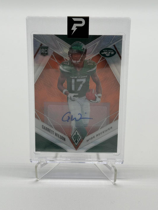 2022 Panini Phoenix Garrett Wilson RC Auto Orange 19/25