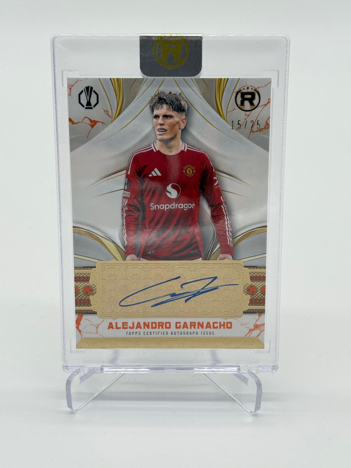 2024-25 Topps Reverence Alejandro Garnacho Auto /25