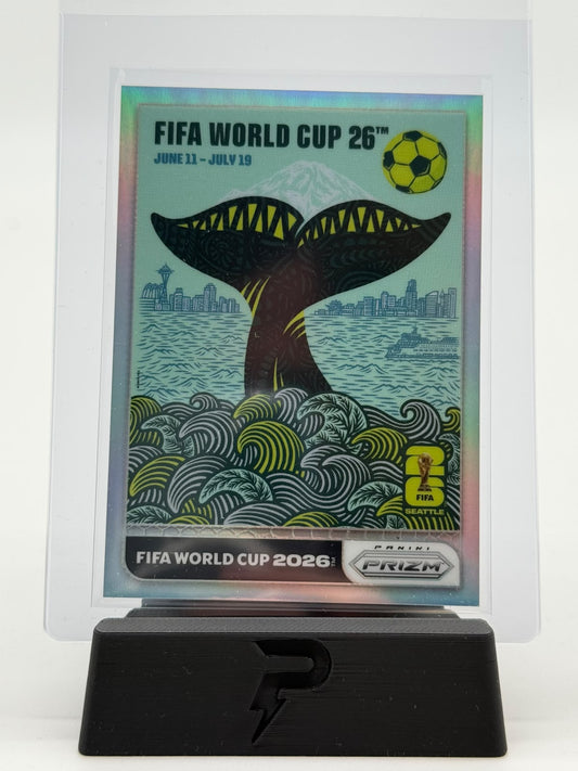 2026 Panini World Cup Prizm World Cup Poster Seattle Refractor