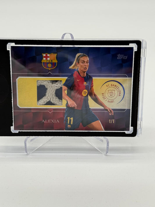 2024-25 Topps 125 Years FC Barcelona Alexia Putellas Camp Nou Goal Net Relic 1/1