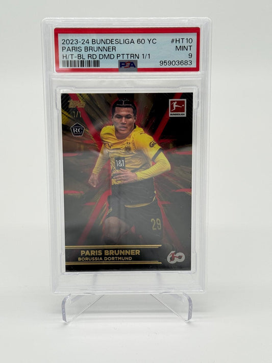 2023-24 Topps 60 Jahre BL Paris Brunner 1/1 PSA 9