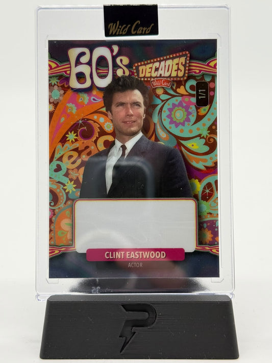 2024 Wild Card Decades Clint Eastwood 60s 1/1