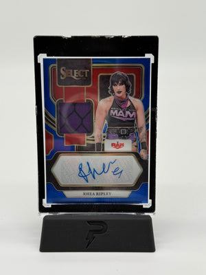 2024 Panini Prizm WWE Rhea Ripley 08/35 Patch Auto