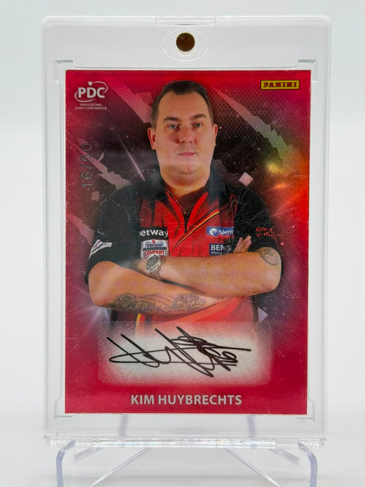 2025 Panini PDC Premier League Kim Huybrechts AUTO 16/50