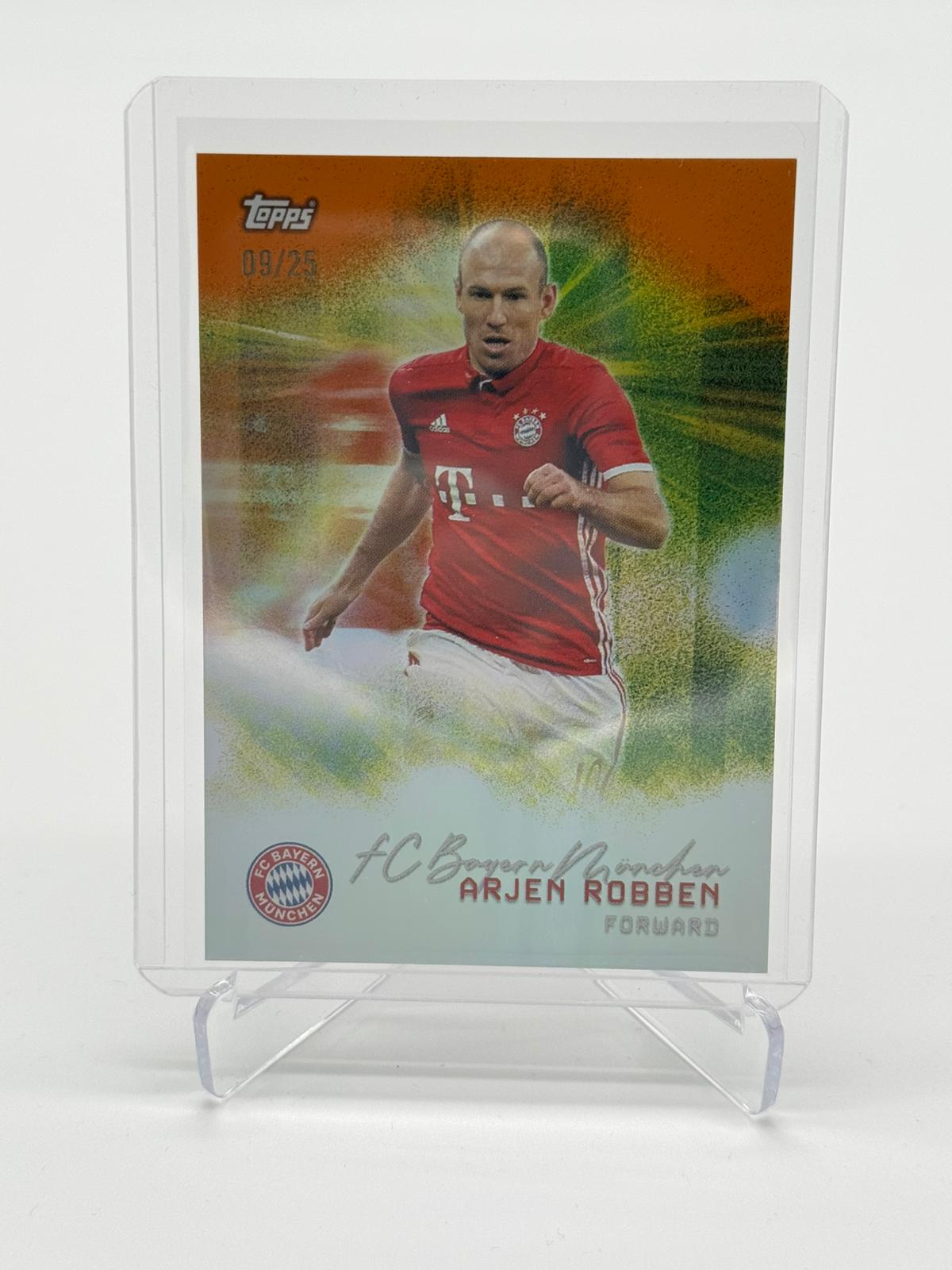 2025 Topps FC Bayern Teamset Arjen Robben Pitch Pirsuits 09/25