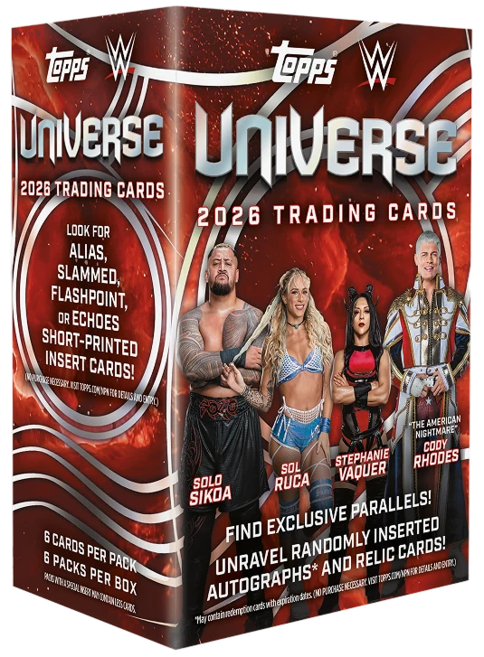 2026 Topps Universe WWE Value Box – WWE Trading Cards