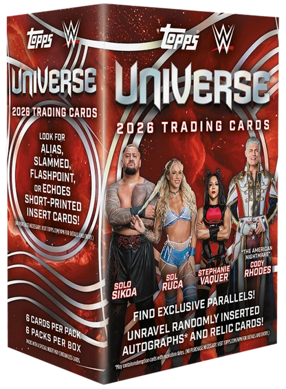 2026 Topps Universe WWE Value Box – WWE Trading Cards