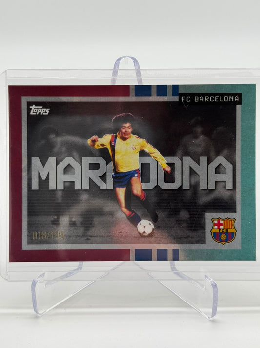 2025 Topps Barcelona Teamset Maradona 018/199