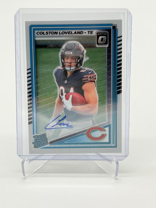 2025 Panini Donruss Optic Colston Loveland Rated Rookie Auto /350