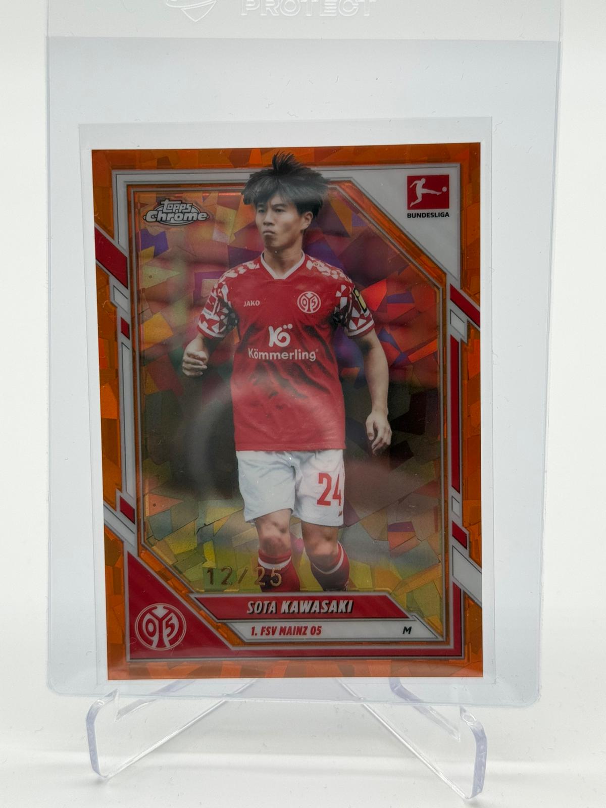 2026 Topps Chrome Bundesliga Sapphire Sota Kawasaki 12/25