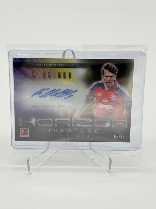 2024-25 Topps Midnight Lothar Matthäus Horizon Signatures Legends Auto 08/12