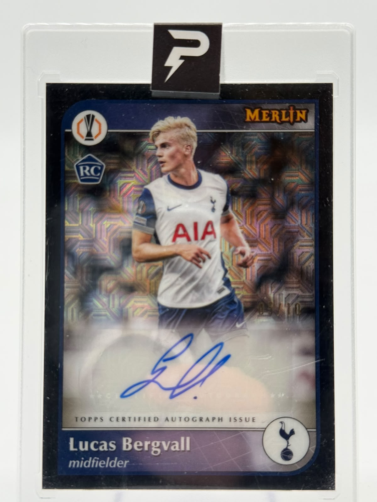 2025 Topps Merlin UCC Mojo Lucas Bergvall Auto 05/10