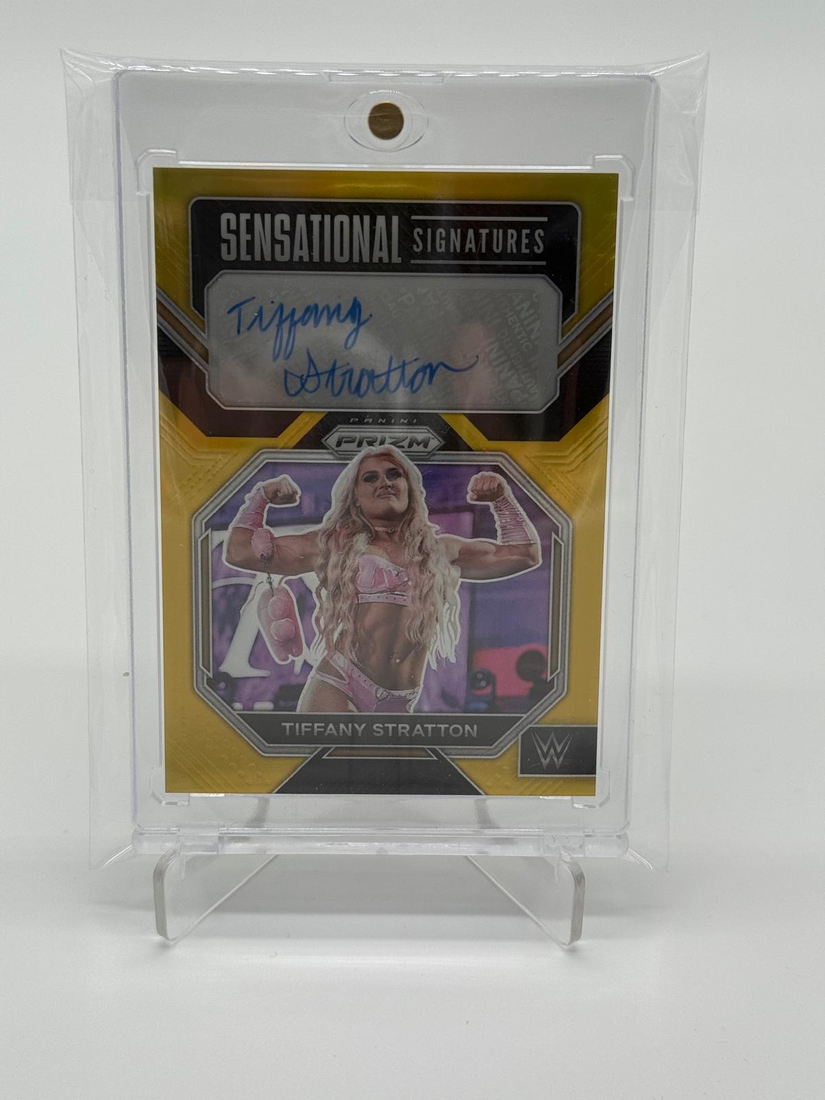 2023-24 Panini Prizm Tiffany Stratton Auto /10 Gold