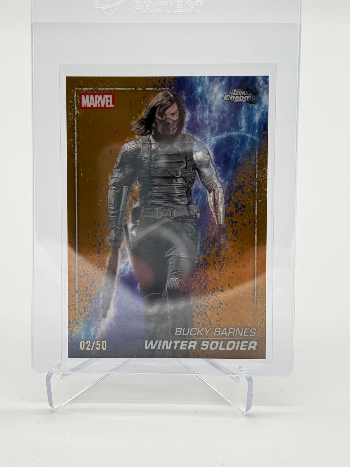 2025 Topps Marvel Studios Chrome Winter Soldier /50