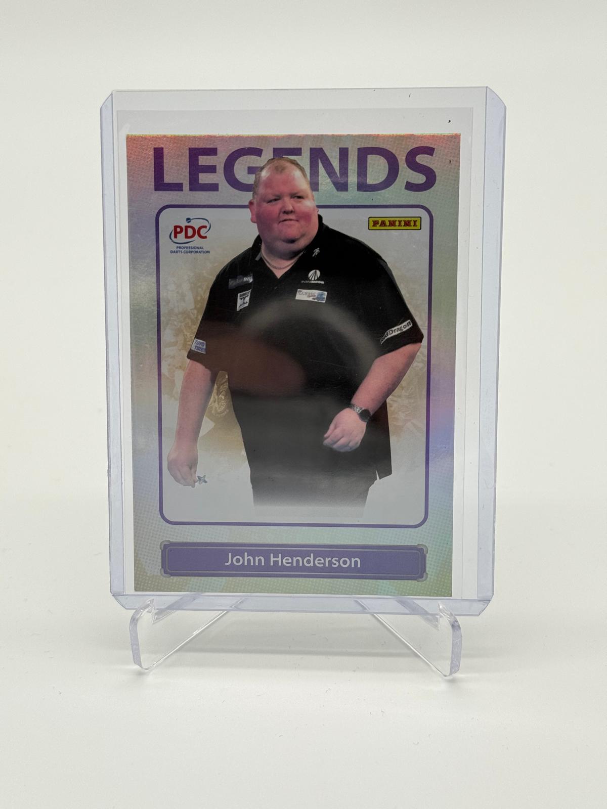 2025 Panini PDC World Championship John Henderson Legends /180