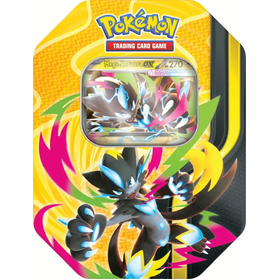 Pokémon Mega Zeraora ex Tin Box sealed originalverpackt