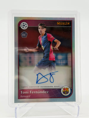 2025 Topps Merlin Toni Fernandez AUTO RC