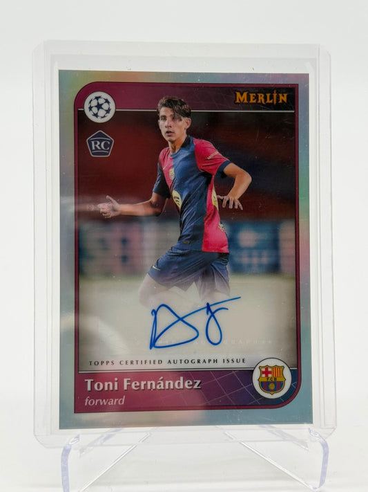 2025 Topps Merlin Toni Fernandez AUTO RC