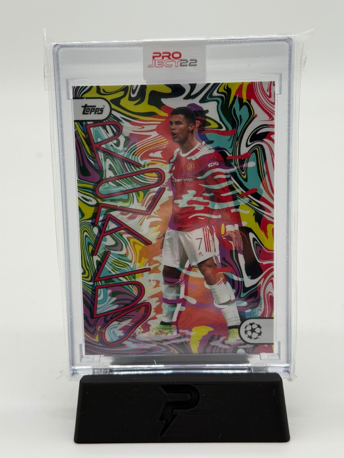 2022 Topps Project 22 Christiano Ronaldo by Mike Perry