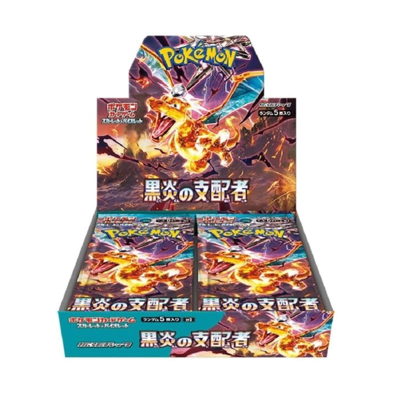 Pokémon Ruler of the Black Flame sv3 JP Display (SEALED)