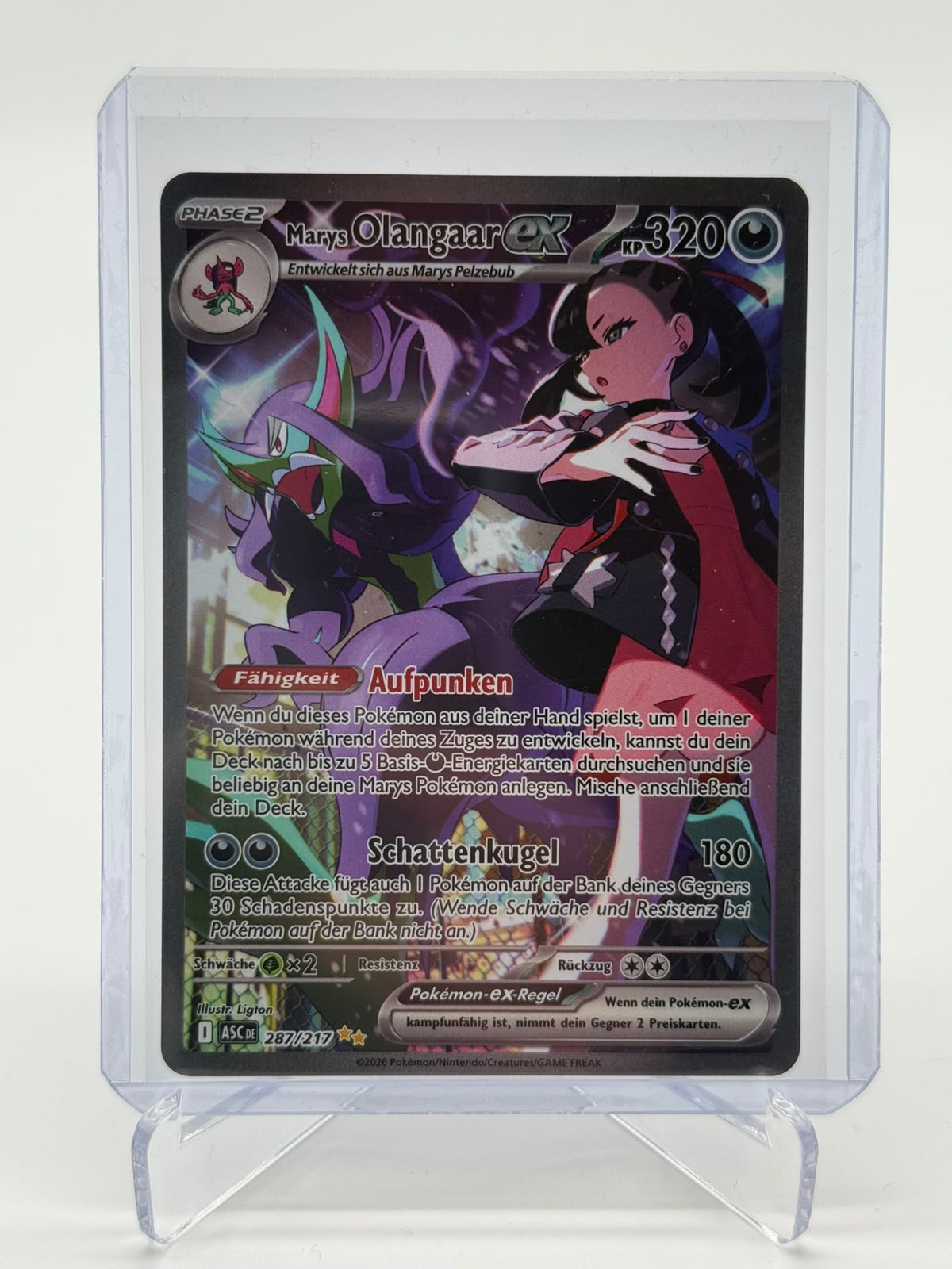 2026 Pokemon Marys Olangaar EX 287/217 DE