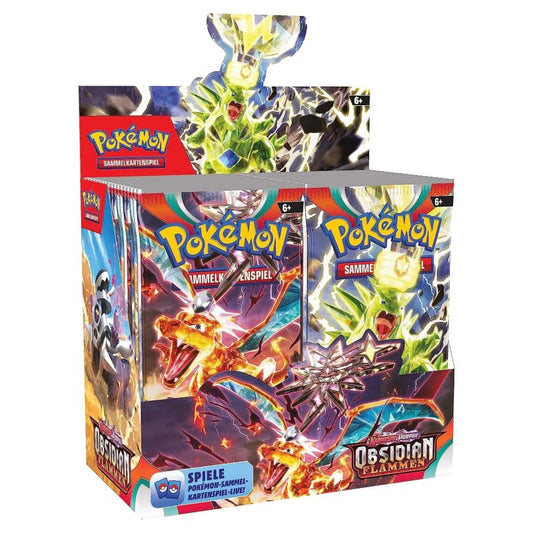 Pokemon Obsidian Flammen Booster Display 36 Booster (SEALED)