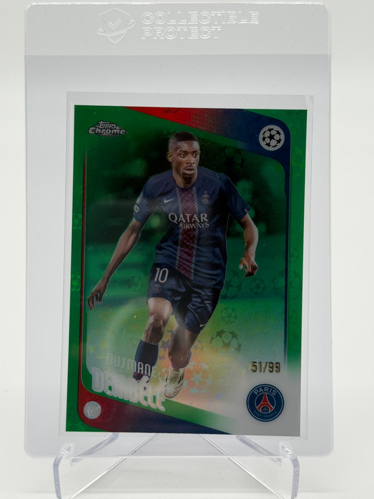 2026 Topps UCC Chrome Logofractor Ousmane Dembele 51/99