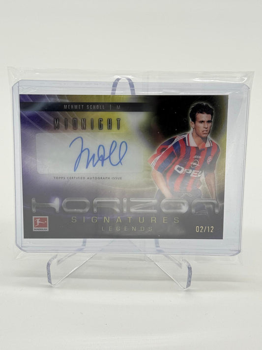 2024-25 Topps Midnight Mehmet Scholl Horizon Signatures Legends Auto 02/12