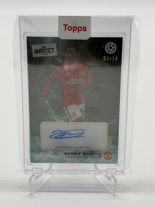 2023-24 Topps Impact UCC Kobbie Mainoo 04/10 Auto