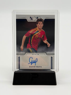 2025-26 Panini NOIR David Silva Auto 04/15