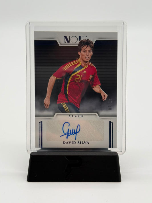 2025-26 Panini NOIR David Silva Auto 04/15