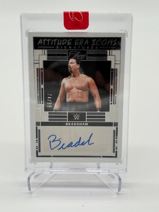 2024 Panini Three Count WWE Bradshaw Attitude Era Icons Signatures 74/99