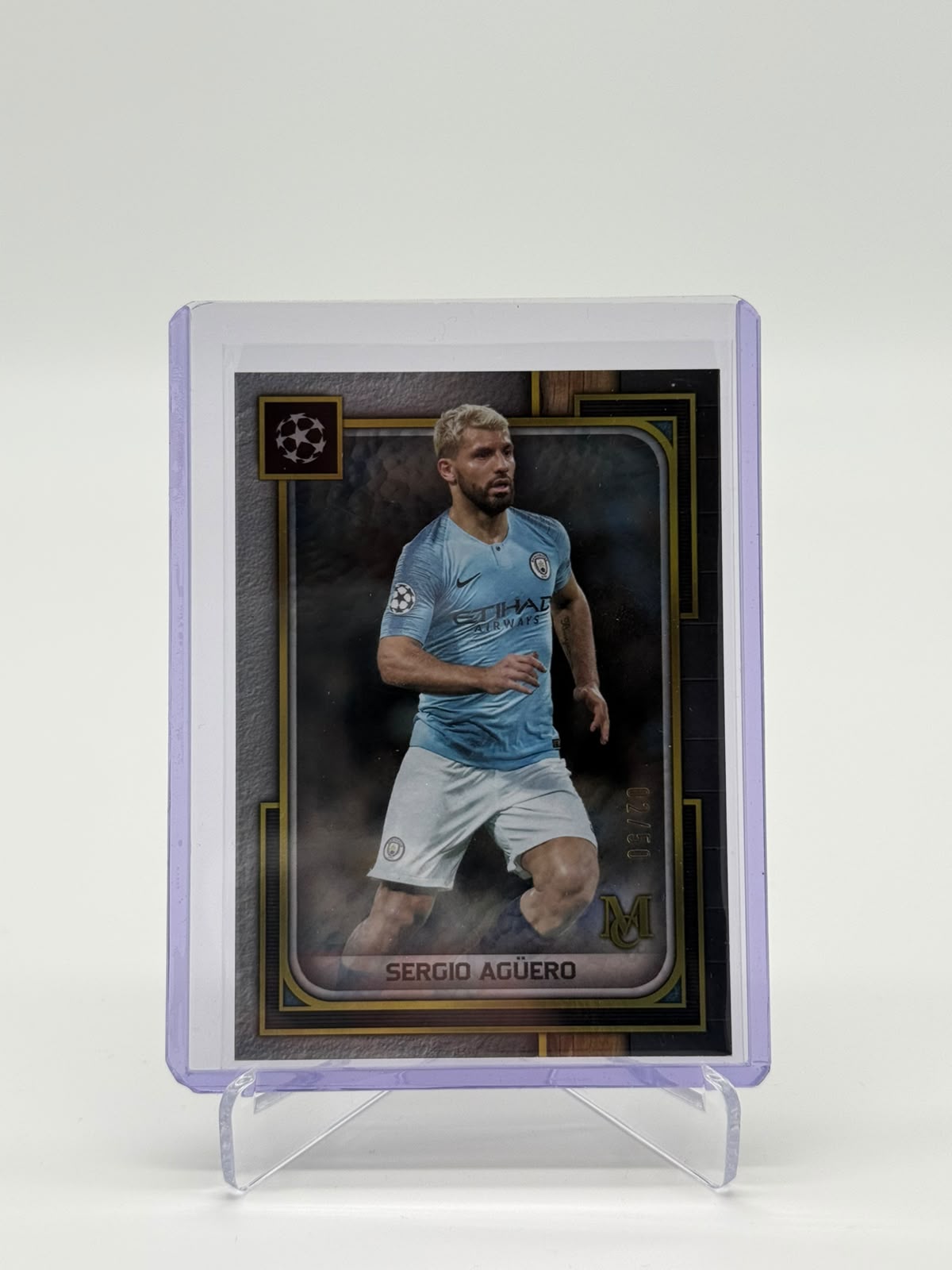 2024 Topps Museum Sergio Agüero 02/50
